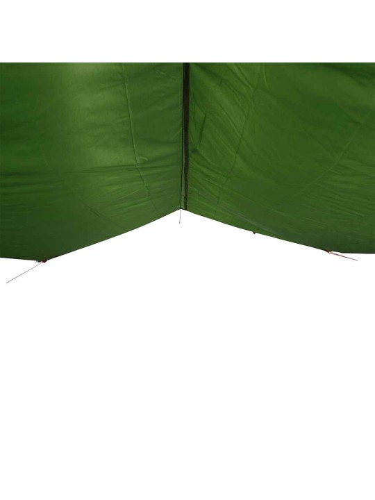Kempingová plachta zelená 360 x 294 cm nepromokavá