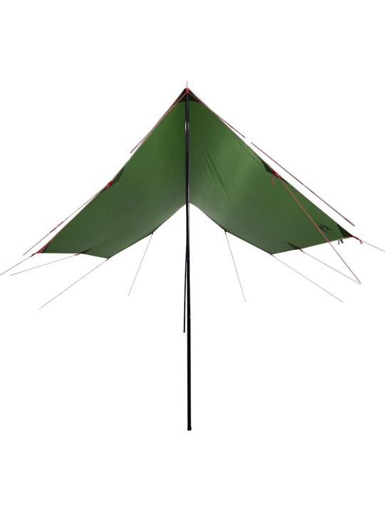 Kempingová plachta zelená 460 x 305 x 210 cm nepromokavá
