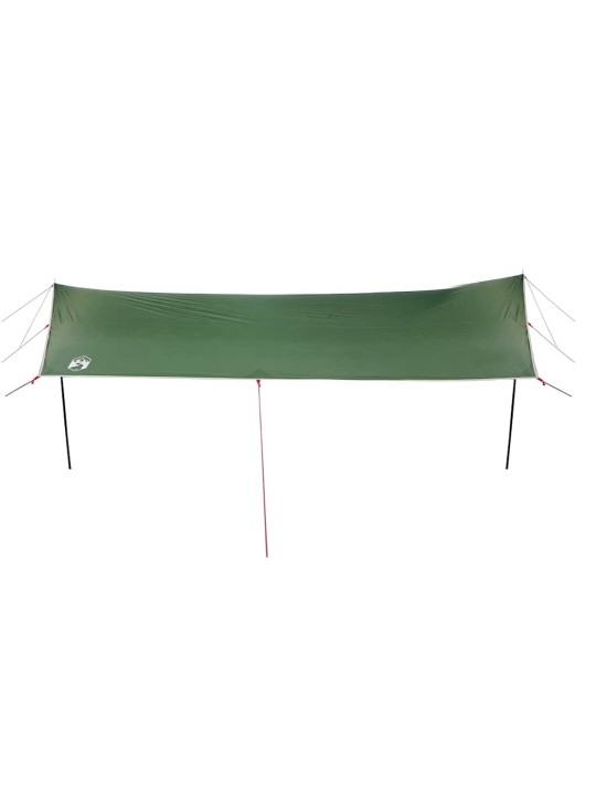 Kempingová plachta zelená 460 x 305 x 210 cm nepromokavá