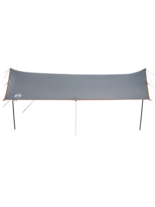 Kempingová plachta oranžová 460 x 305 x 210 cm nepromokavá