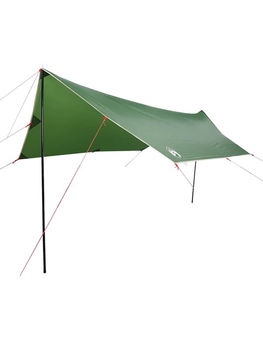 Kempingová plachta zelená 460 x 305 x 210 cm nepromokavá