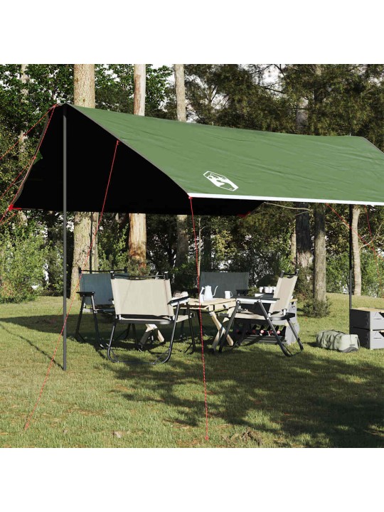Kempingová plachta zelená 460 x 305 x 210 cm nepromokavá