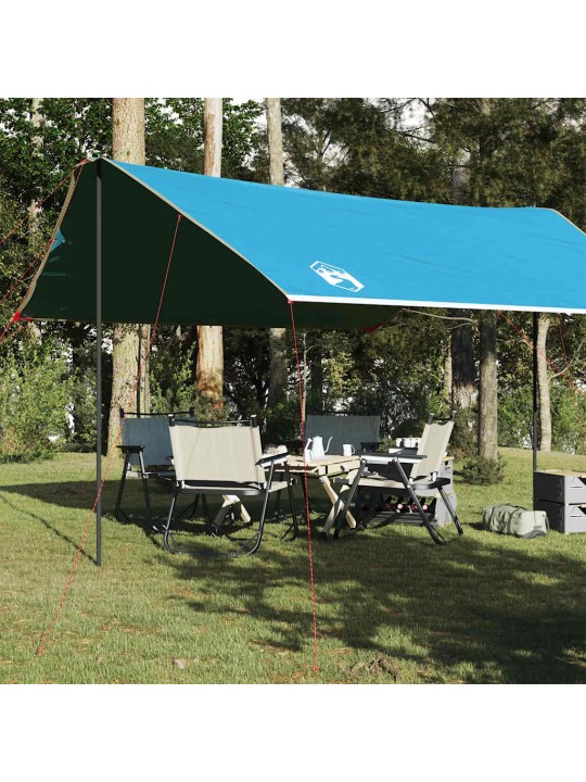 Kempingová plachta modrá 460 x 305 x 210 cm nepromokavá