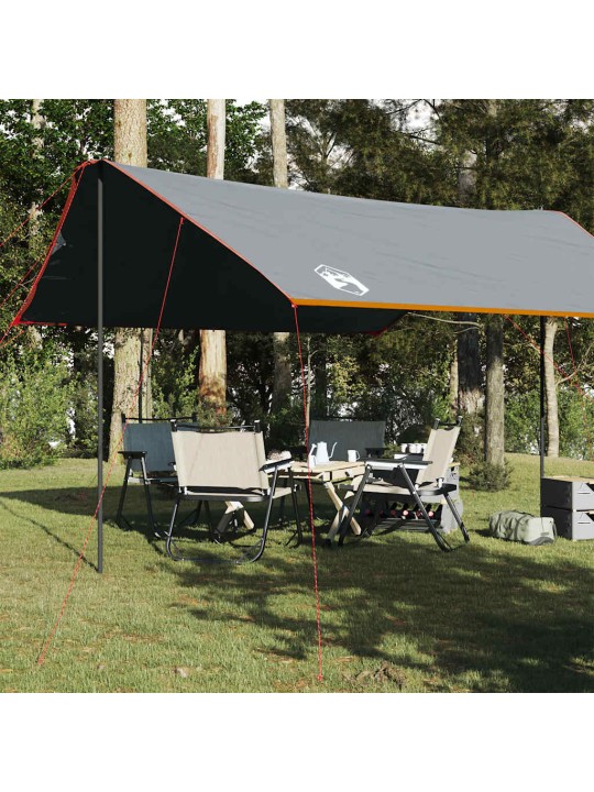 Kempingová plachta oranžová 460 x 305 x 210 cm nepromokavá