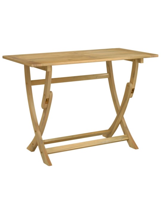 Skládací zahradní stůl 110 x 55 x 75 cm masivní akáciové dřevo