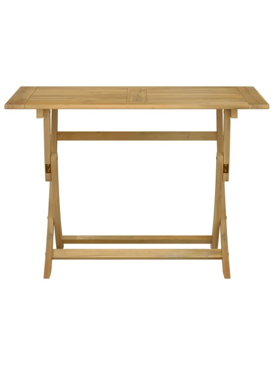 Skládací zahradní stůl 110 x 55 x 75 cm masivní akáciové dřevo