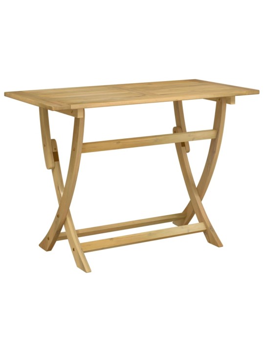 Skládací zahradní stůl 110 x 55 x 75 cm masivní akáciové dřevo