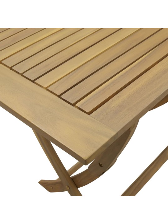 Skládací zahradní stůl 110 x 55 x 75 cm masivní akáciové dřevo