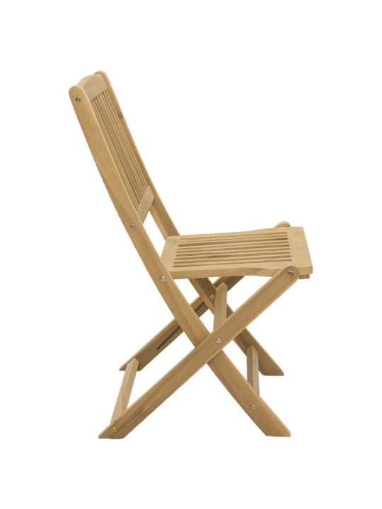 Skládací zahradní židle 2 ks 57 x 48,5 x 90 cm masivní akácie