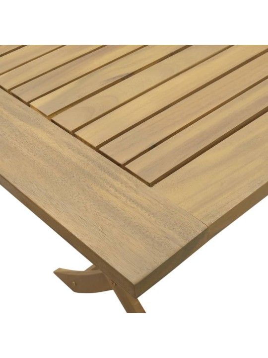 Skládací zahradní stůl 120 x 70 x 75 cm masivní akáciové dřevo