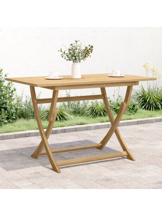 Skládací zahradní stůl 120 x 70 x 75 cm masivní akáciové dřevo