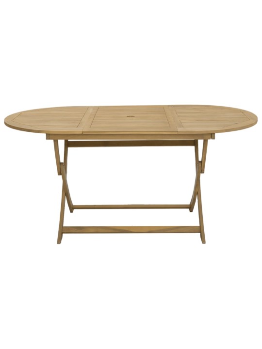Skládací zahradní stůl 160 x 85 x 75 cm masivní akáciové dřevo
