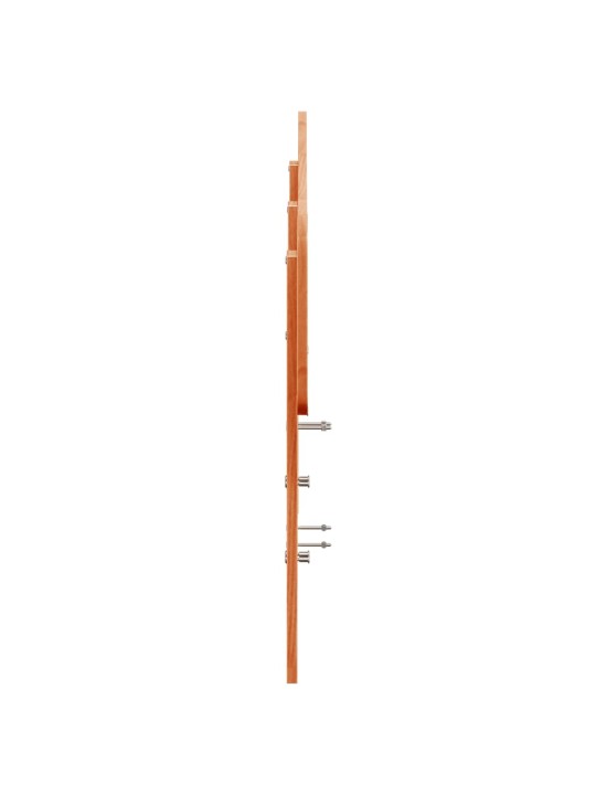 Čelo postele voskově hnědé 160 cm masivní borové dřevo