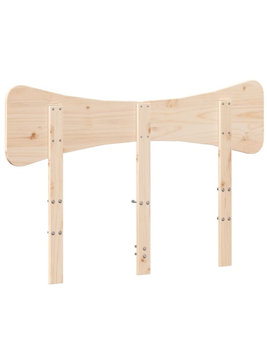Čelo postele 120 cm masivní borové dřevo