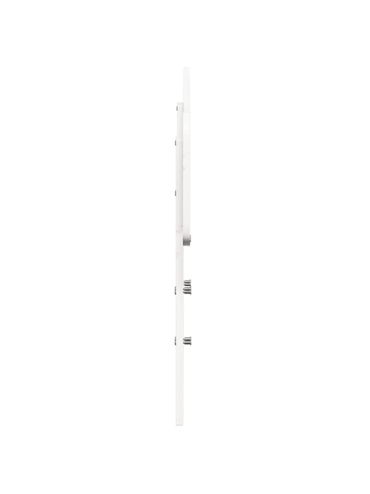 Čelo postele bílé 90 cm masivní borové dřevo