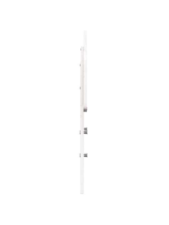 Čelo postele bílé 75 cm masivní borové dřevo