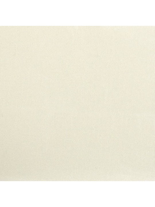Zatahovací markýza krémová 150 x 150 cm textil a ocel