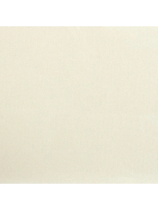 Zatahovací markýza krémová 150 x 150 cm textil a ocel