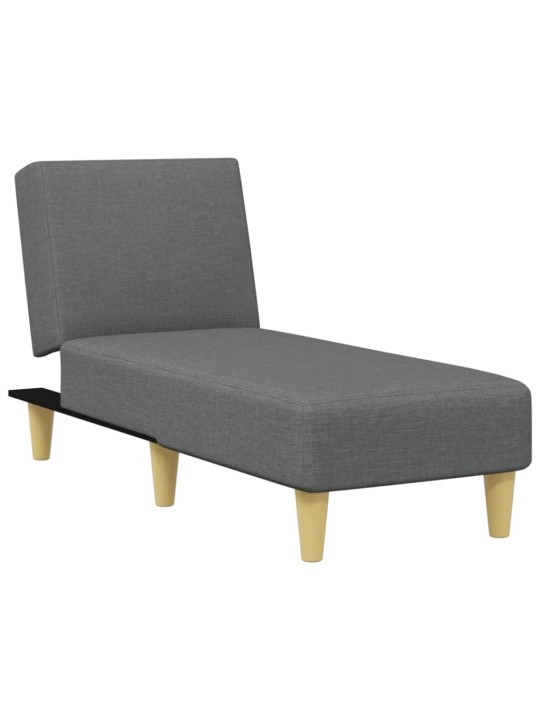 2dílná sedací souprava tmavě šedá textil