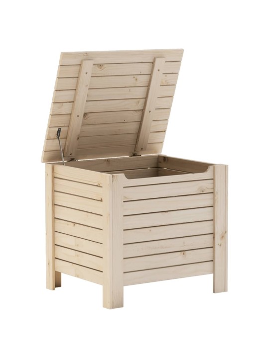 Úložný box s víkem RANA 60 x 49 x 54 cm masivní borové dřevo