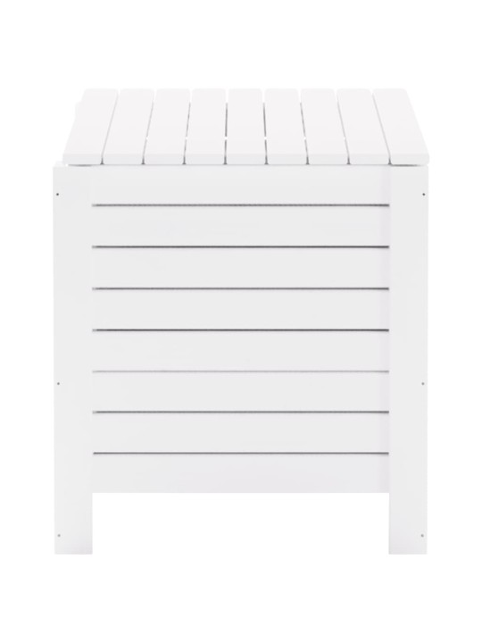 Úložný box s víkem RANA bílý 60x49x54 cm masivní borové dřevo