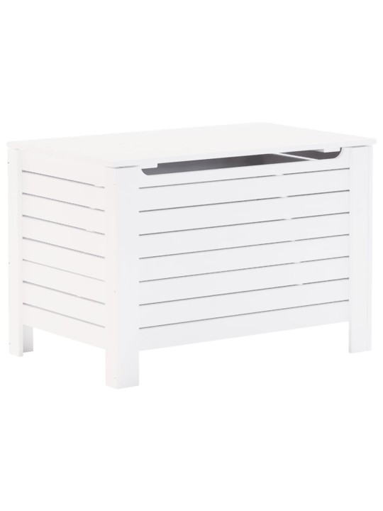 Úložný box na kolečkách RANA bílý 80 x 49 x 54 cm borové dřevo