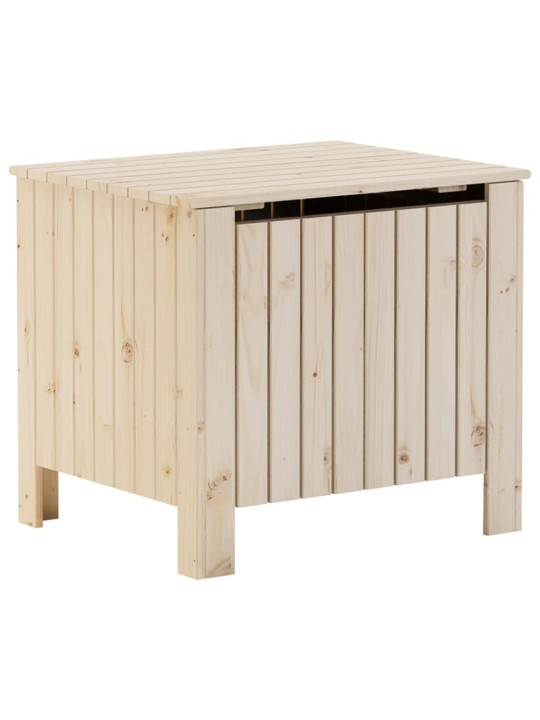 Úložný box s víkem RANA 60 x 49 x 54 cm masivní borové dřevo