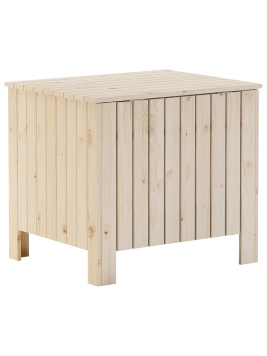Úložný box s víkem RANA 60 x 49 x 54 cm masivní borové dřevo