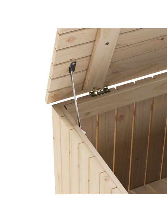 Úložný box s víkem RANA 60 x 49 x 54 cm masivní borové dřevo