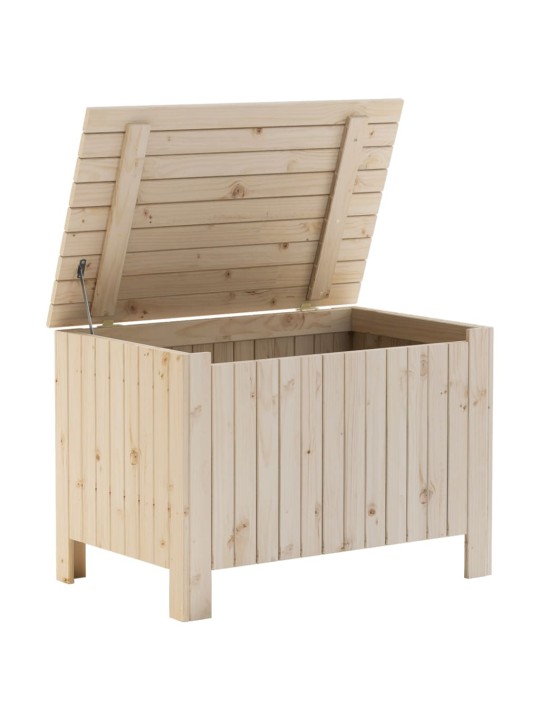 Úložný box s víkem RANA 80 x 49 x 54 cm masivní borové dřevo