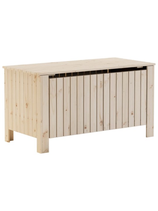 Úložný box s víkem RANA 100 x 49 x 54 cm masivní borové dřevo
