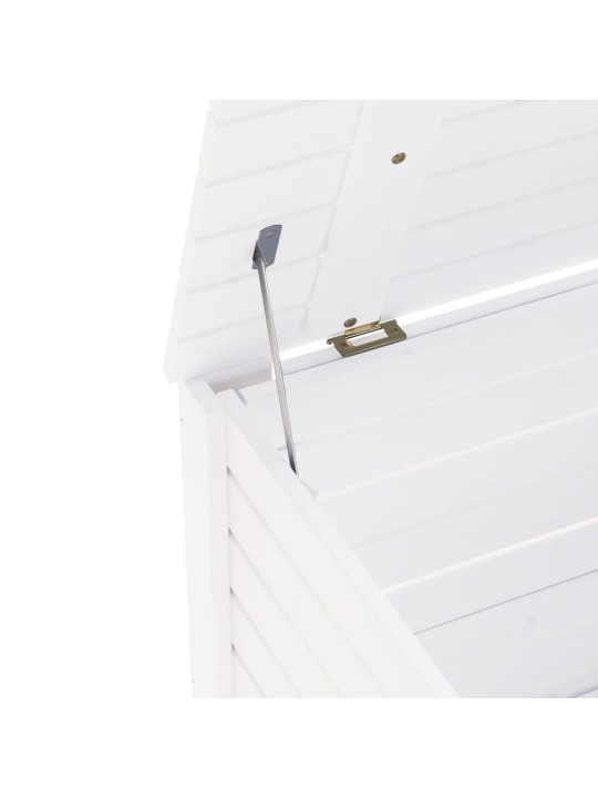 Úložný box na kolečkách RANA bílý 100x49x54 cm borové dřevo