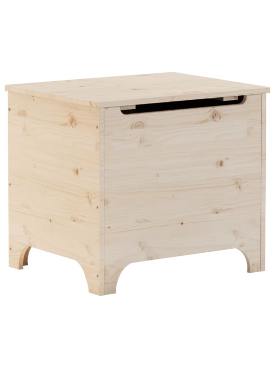 Úložný box s víkem RANA 60 x 49 x 54 cm masivní borové dřevo