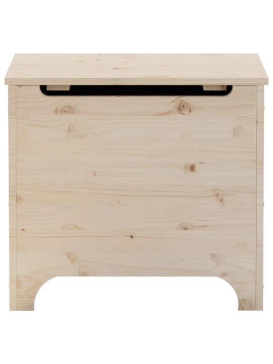 Úložný box s víkem RANA 60 x 49 x 54 cm masivní borové dřevo