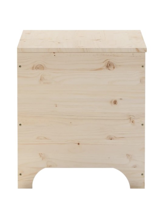 Úložný box s víkem RANA 60 x 49 x 54 cm masivní borové dřevo