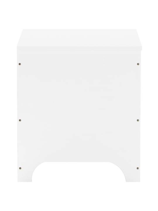 Úložný box s víkem RANA bílý 60x49x54 cm masivní borové dřevo