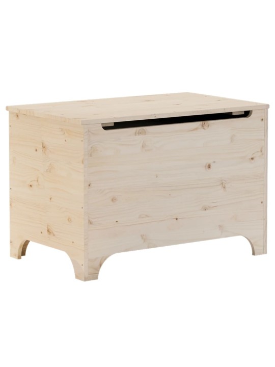 Úložný box s víkem RANA 80 x 49 x 54 cm masivní borové dřevo