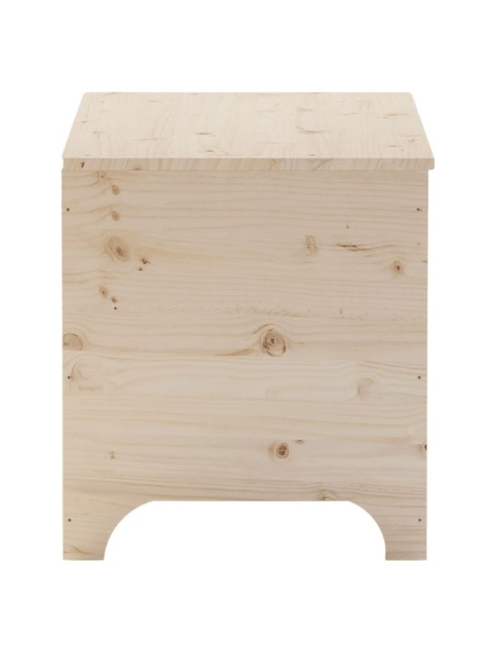 Úložný box s víkem RANA 80 x 49 x 54 cm masivní borové dřevo