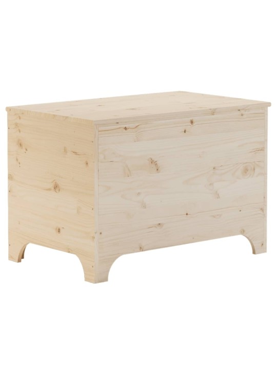 Úložný box s víkem RANA 80 x 49 x 54 cm masivní borové dřevo