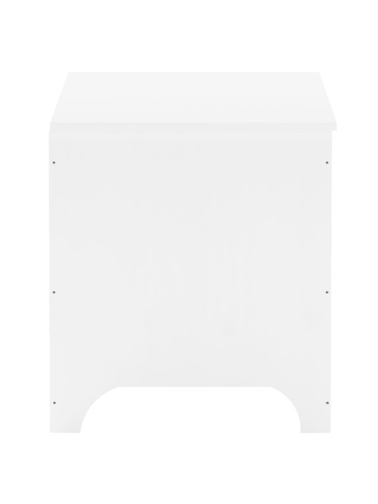 Úložný box na kolečkách RANA bílý 80 x 49 x 54 cm borové dřevo