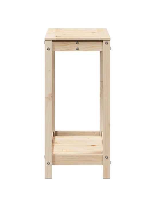 Přesazovací stůl s policí 82,5x35x75 cm masivní borové dřevo
