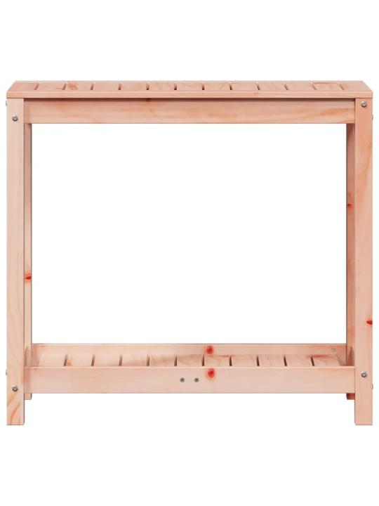 Přesazovací stůl s policí 82,5x35x75 cm masivní dřevo douglasky