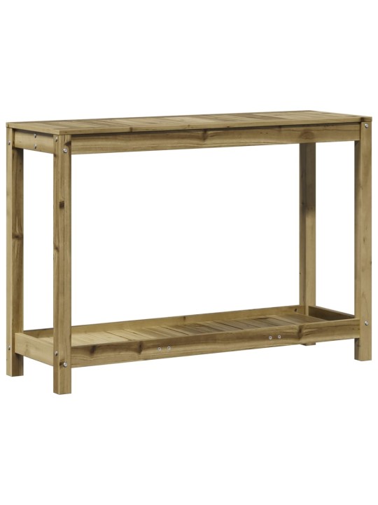 Přesazovací stůl s policí 108x35x75 cm impregnovaná borovice