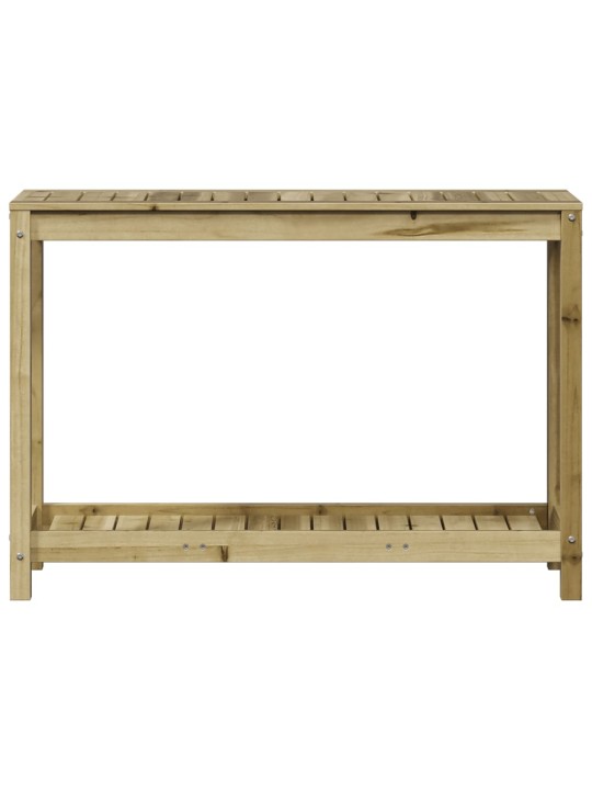 Přesazovací stůl s policí 108x35x75 cm impregnovaná borovice