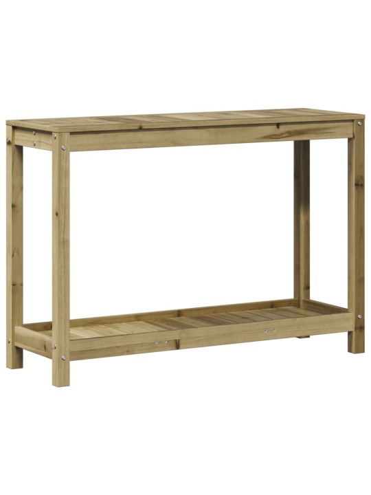 Přesazovací stůl s policí 108x35x75 cm impregnovaná borovice