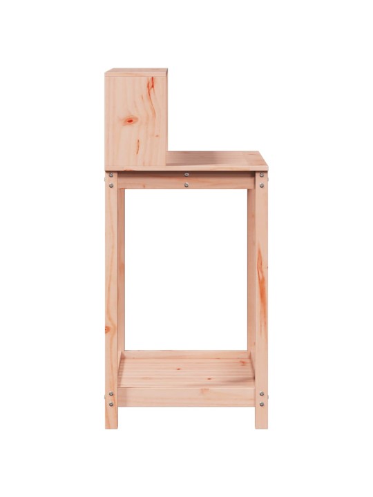 Přesazovací stůl s policemi 82,5x50x109,5 cm masivní douglaska