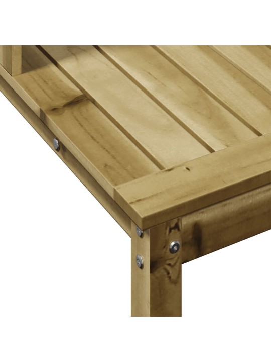 Přesazovací stůl s policemi 82,5x50x109,5 cm impregnované dřevo