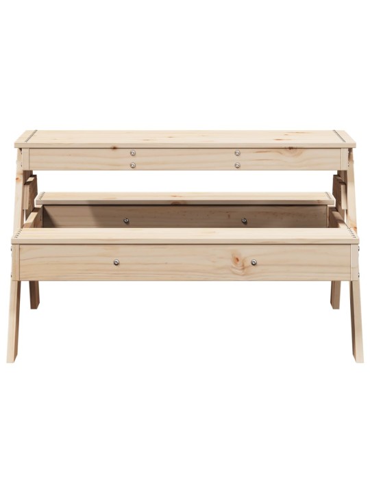 Piknikový stůl pro děti 88 x 97 x 52 cm masivní borové dřevo