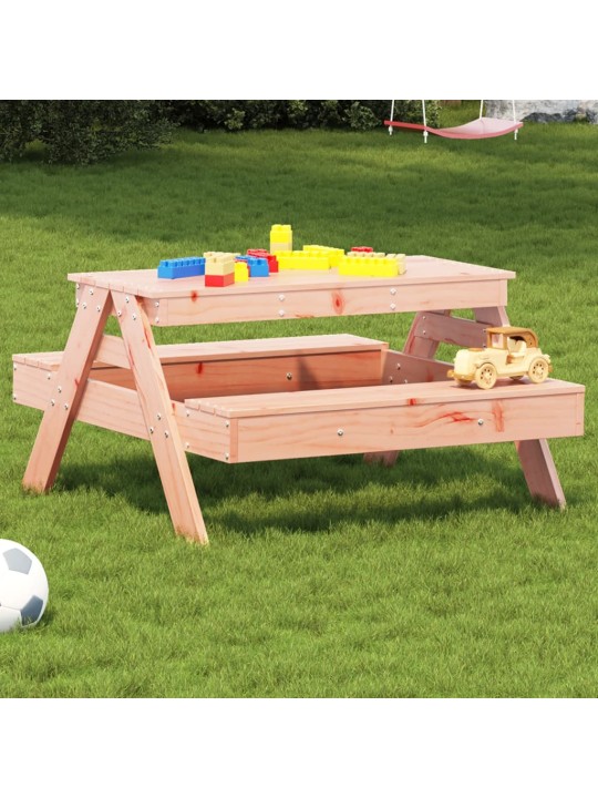 Piknikový stůl pro děti 88 x 97 x 52 cm masivní dřevo douglasky