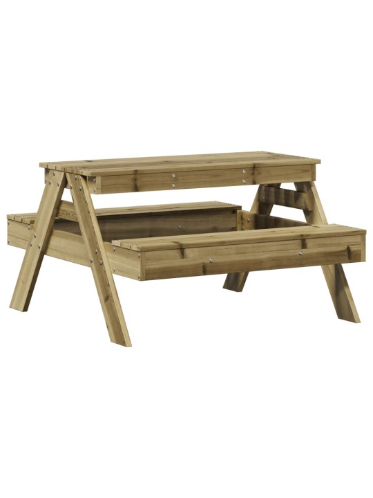 Piknikový stůl pro děti 88 x 97 x 52 cm impregnovaná borovice